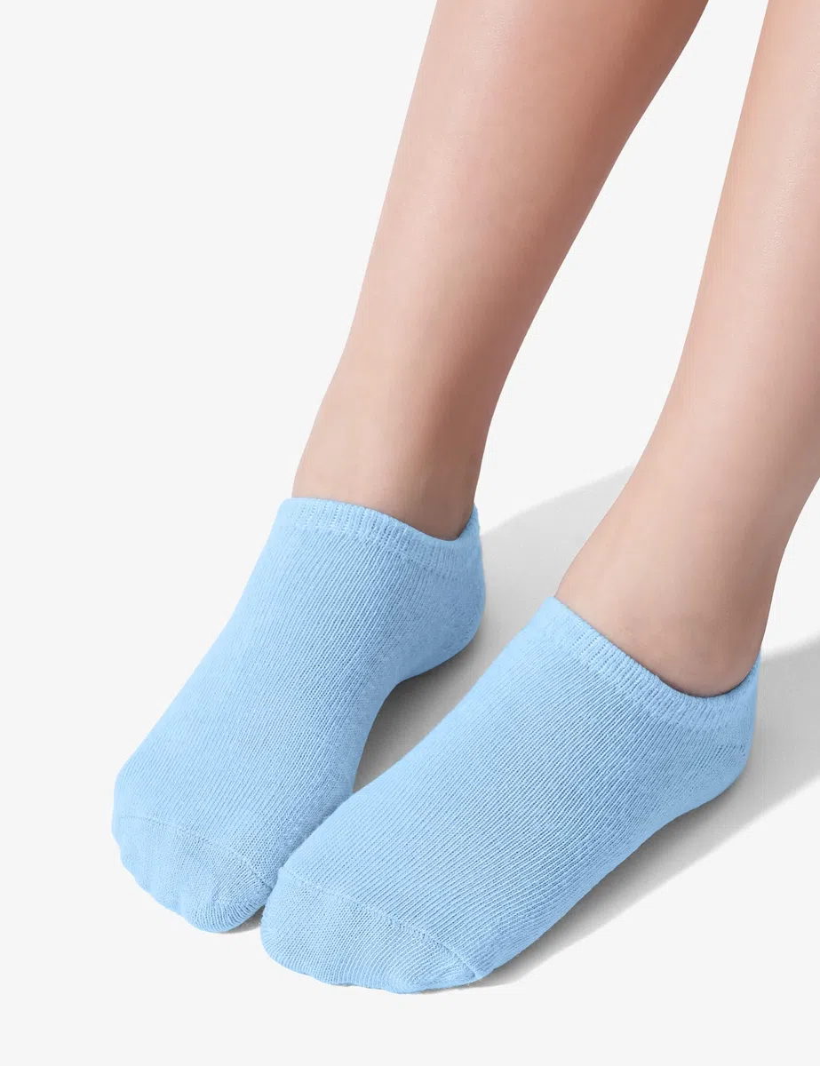 BOOPH 10 pares de calcetines para niñas y niños, calcetines invisibles para niños pequeños, calcetines antideslizantes hasta el tobillo de corte bajo de 3 a 12 años