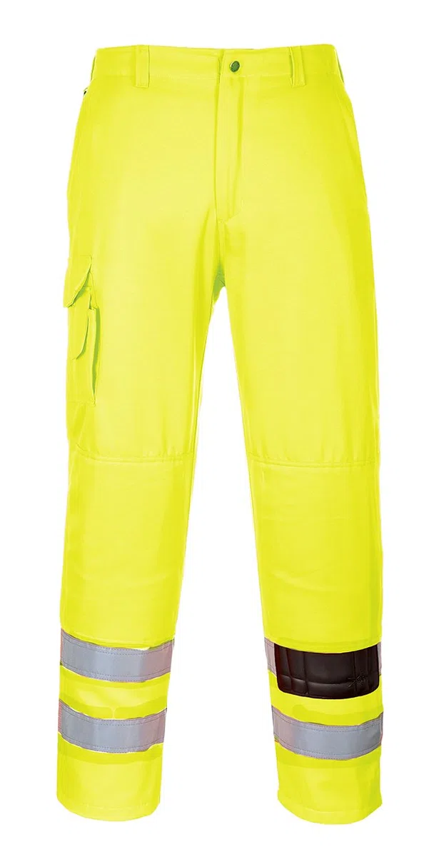 Portwest E046 Pantalón Combat Dos Bolsillos Traseros de Parche Reflectante