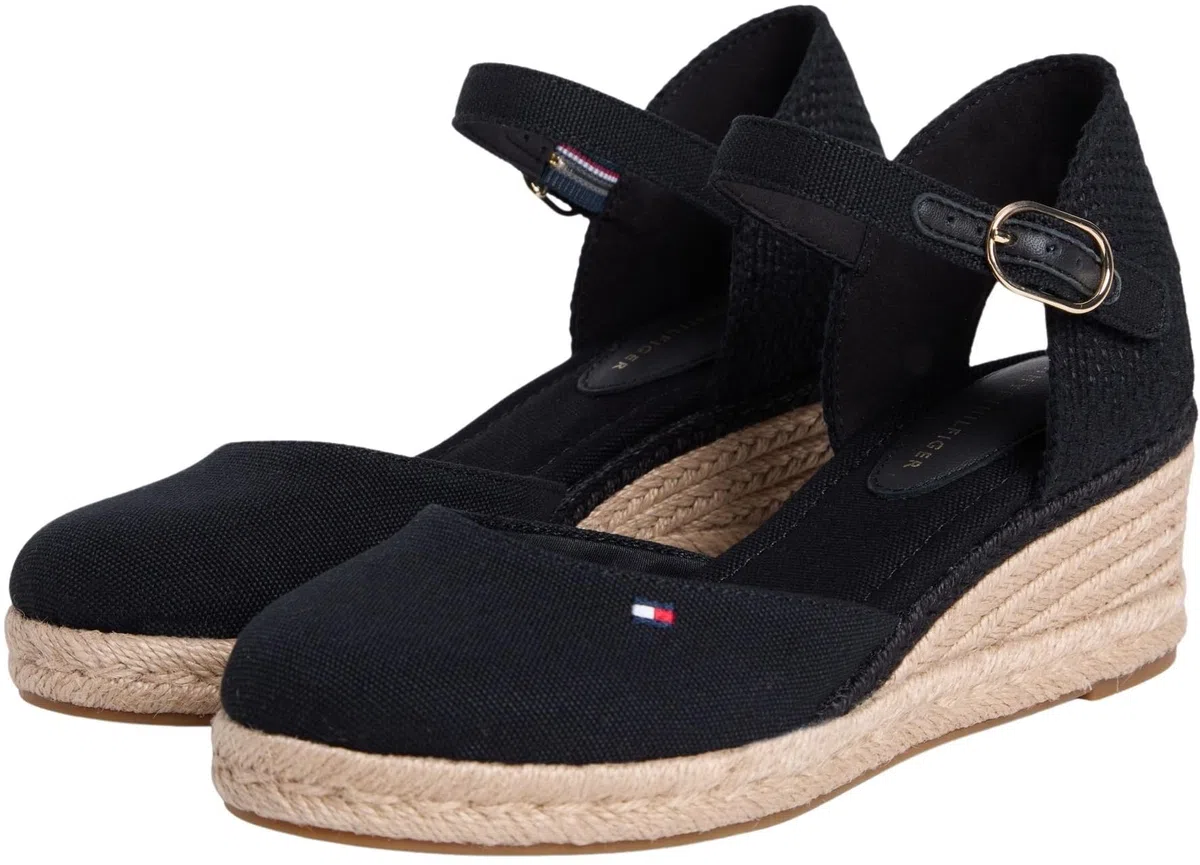 Tommy Hilfiger Mid Wedge Espad Closed Toe Fw0fw09233 Alpargatas de cuñaMujer