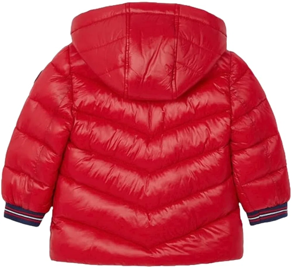 Generico Chaqueta acolchada para bebé, detalles de invierno, chaqueta de invierno con capucha extraíble, parka cálida bic suspendida – Plumón en varias tallas – Chaqueta acolchada para bebé 2416