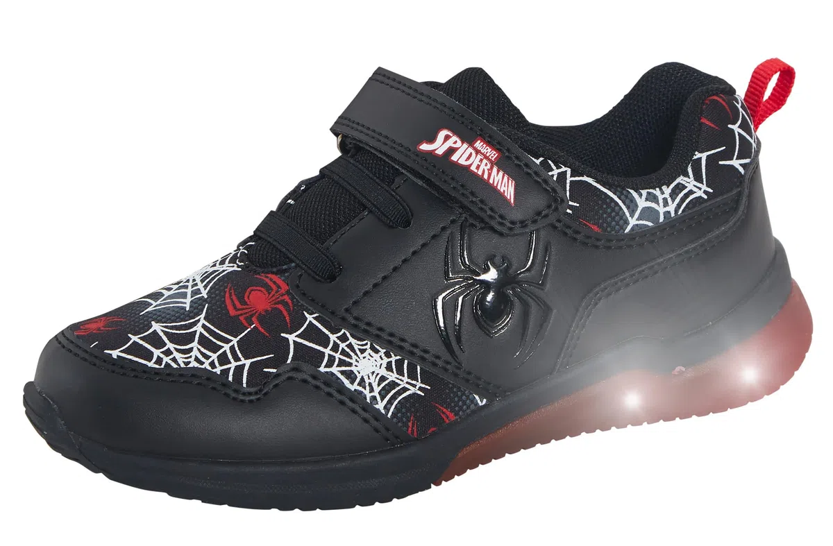 Zapatillas Spiderman Light Up para Niño Miles Morales Luces Intermitentes Zapatillas Deportivas