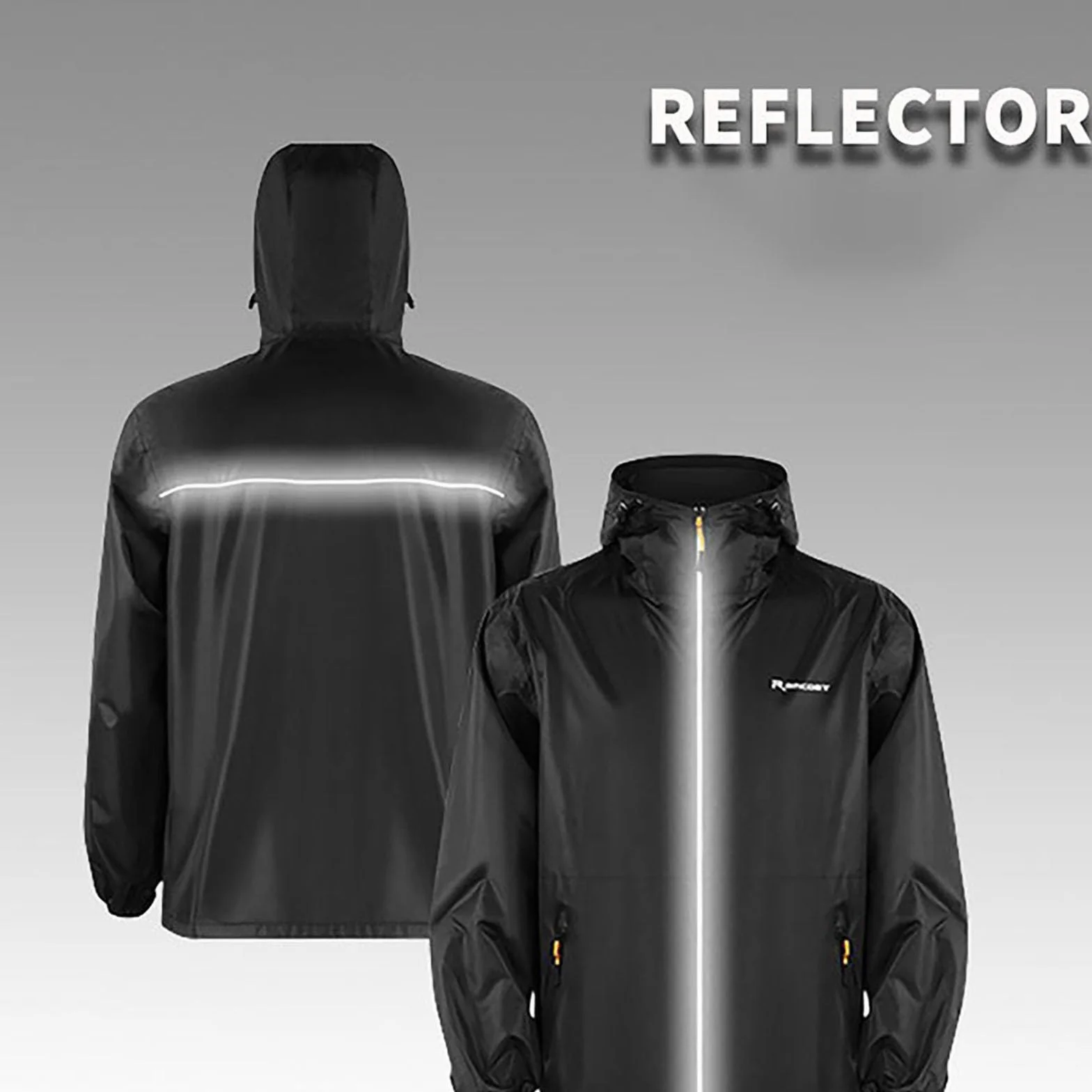 Chubasquero profesional resistente con pantalón desmontable para actividades al aire libre excursiones en moto