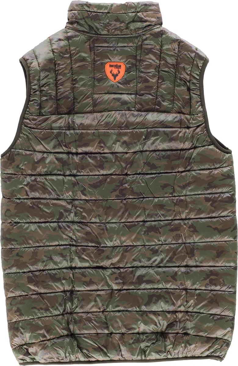 Work Team Chaleco acolchado, con 2 bolsillos laterales. HOMBRE Camuflage Marron XL