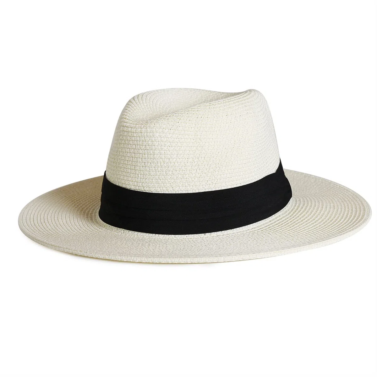 Sombreros de Verano para Mujer Sombrero de Verano para Mujer Sombrero de Paja Viaje Playa Sombrero para el Sol Sombrero de ala Ancha (Crema 3)