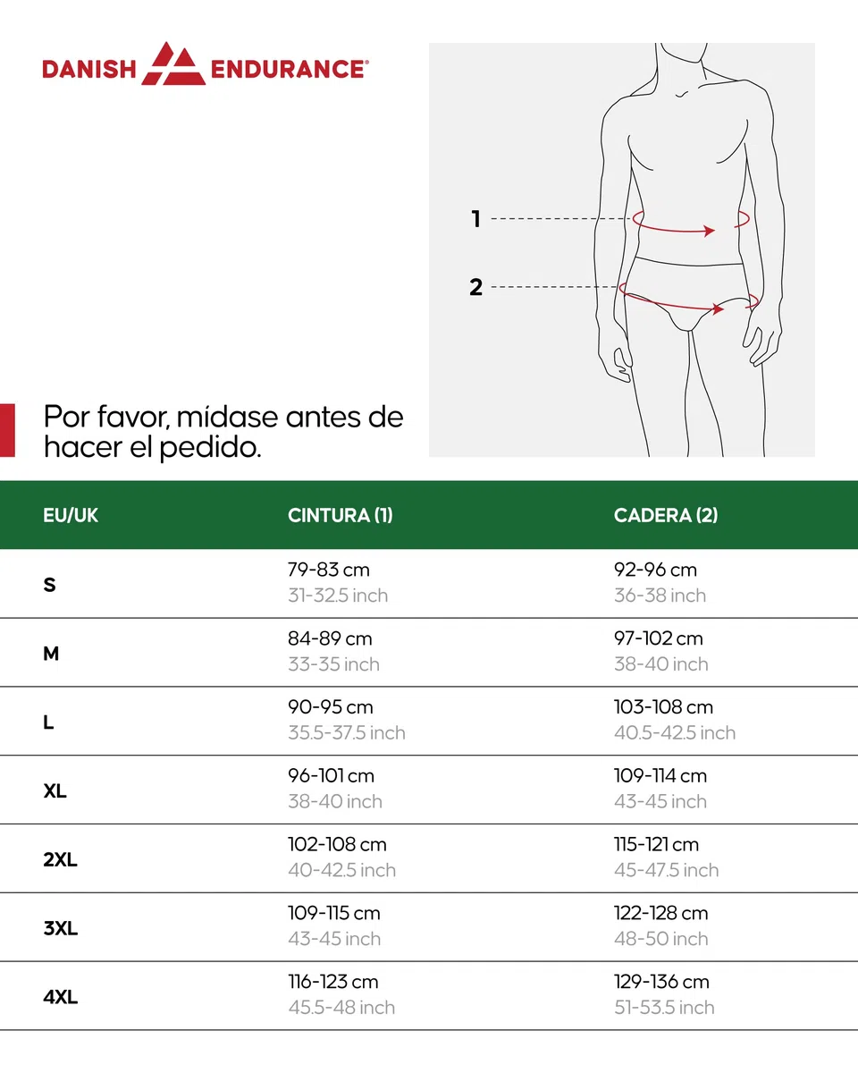 DANISH ENDURANCE Calzoncillos Boxer Algodón, Ajuste Clásico, 3 y 6 Pack