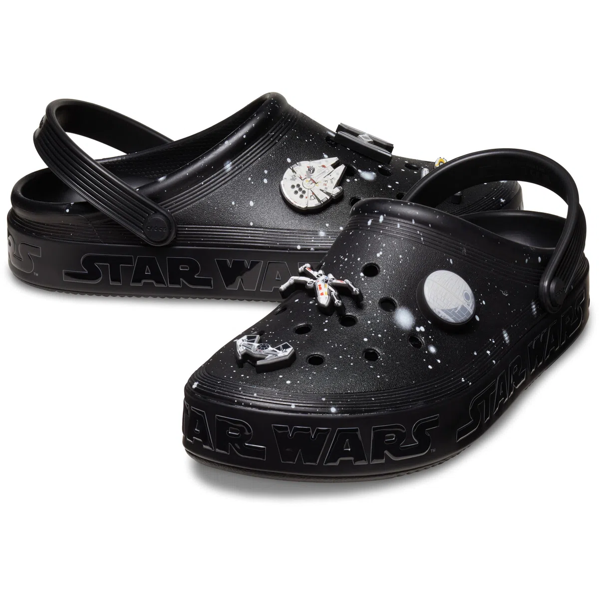 Crocs Unisex-Adulto Star Wars Off Court ClogsStar Wars Off Court Clog Negro