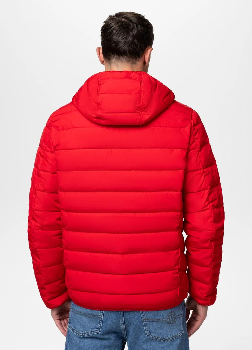 PITBULL - Chaqueta Hombre Invierno Seacoast III, Chaquetas Hombre con Capucha, Plumífero con Cierre de Cremallera, Chaqueta de Media Temporada, Bolsillos Laterales Confortables
