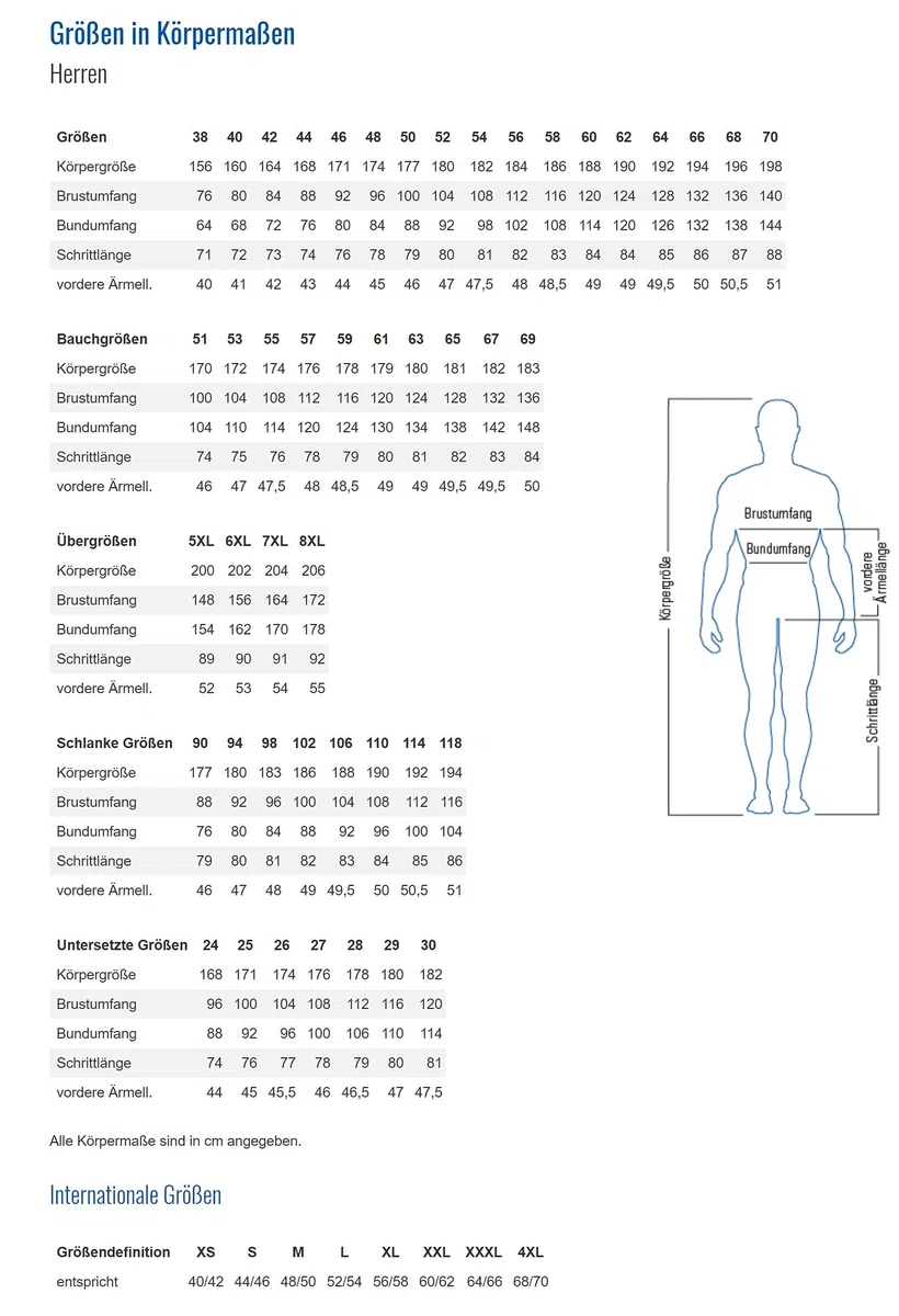 Planam Plaline Chaqueta de cintura Plaline, talla 98, en blanco puro/zinc Hombre (Pack de 1)