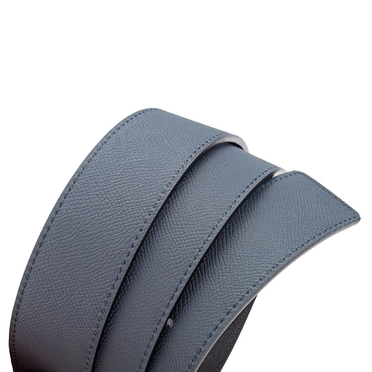 Vatee's Cinturón de repuesto reversible de piel auténtica para hombre y mujer, sin hebilla, 3,8 cm/3,2 cm de ancho