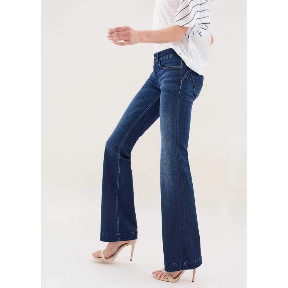 Salsa Vaqueros Wonder Push UP Flare EN Denim Oscuro