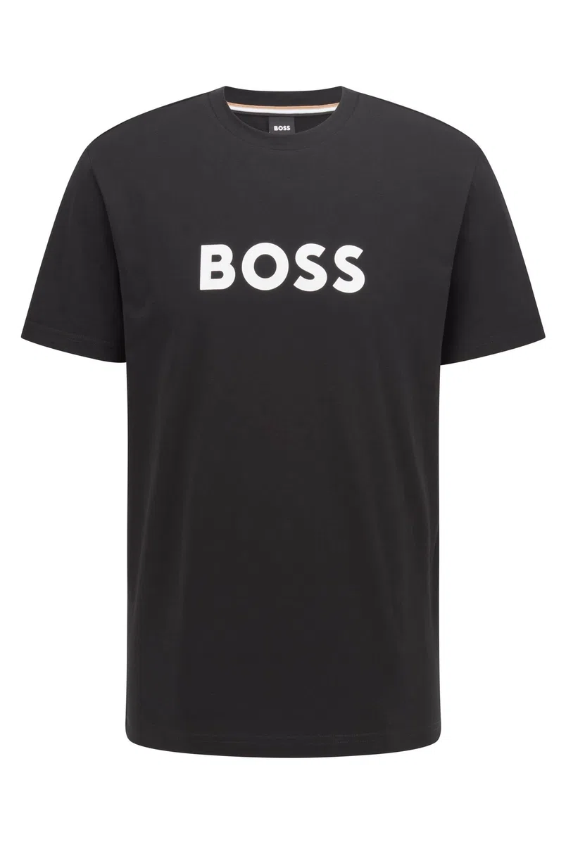 BOSS Camiseta RN para Hombre de Punto de algodón con protección UV SPF 50+
