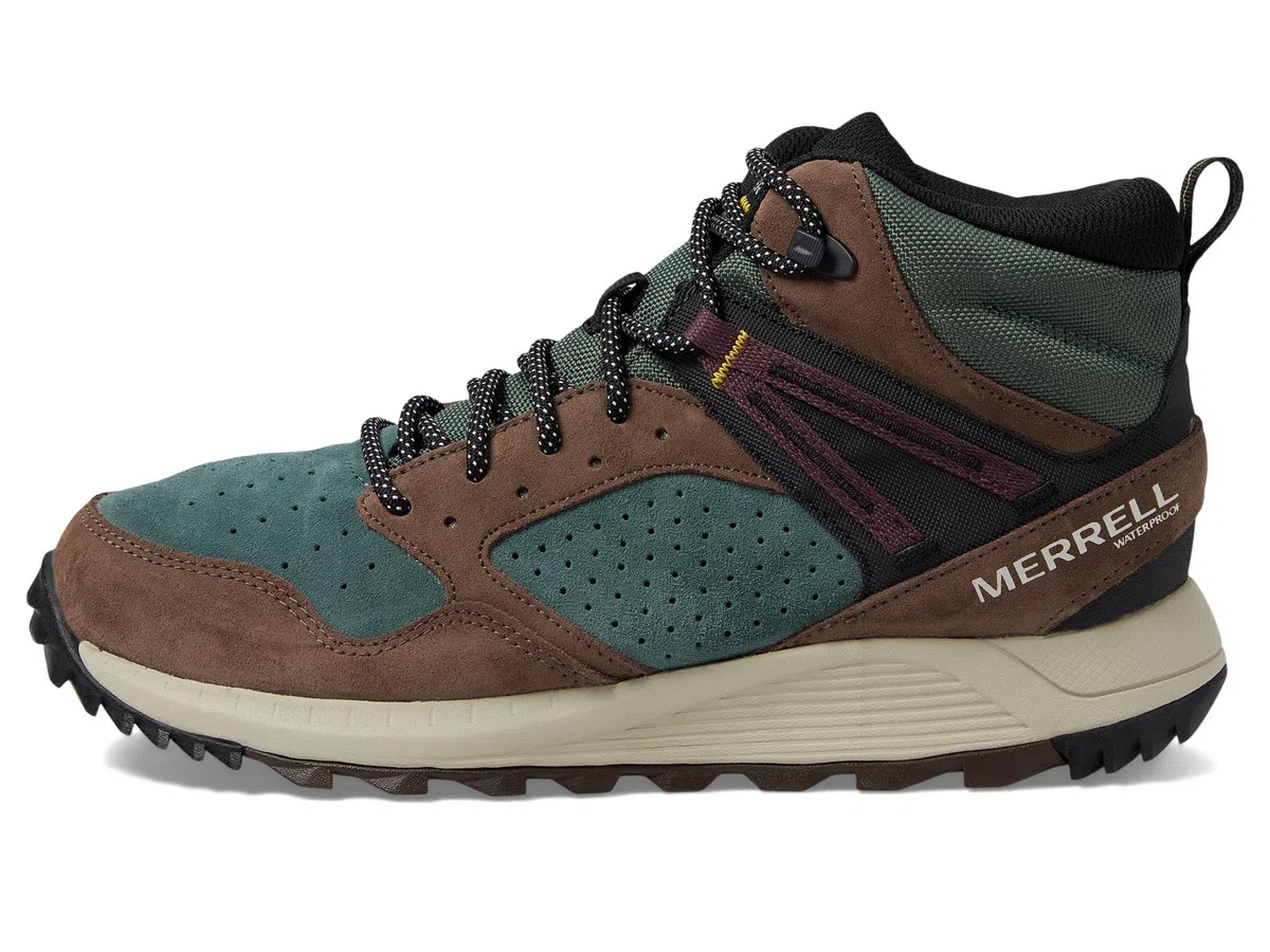 Merrell Wildwood Mid Cuero Impermeable Botas para senderismoHombre