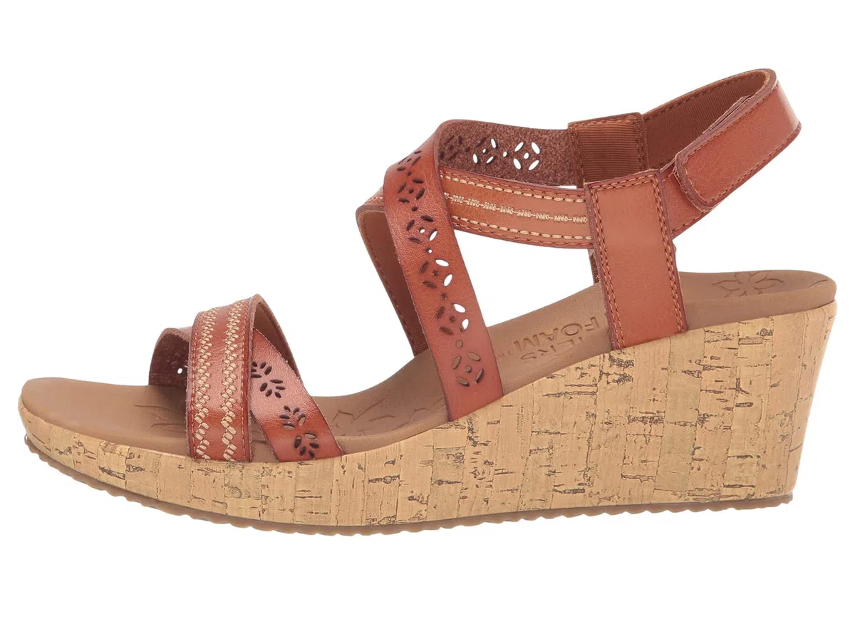 Skechers Beverlee - Brillo Delicado Sandalias con cuñaMujer