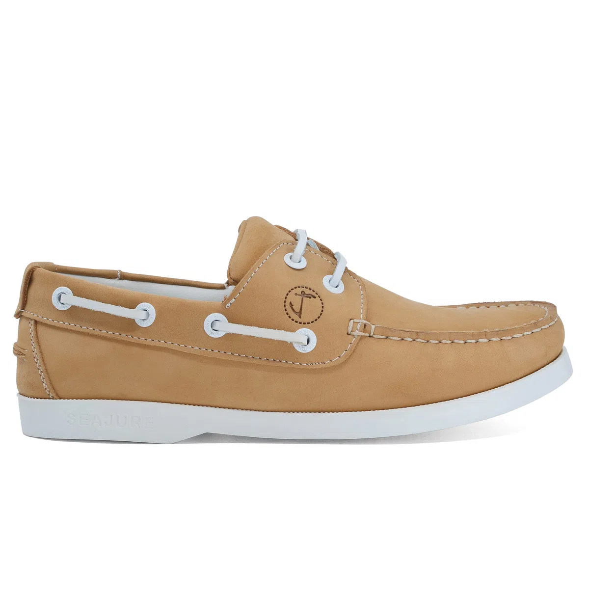 Seajure Zapatos Náuticos de Mujer Noordhoek Cuero Nubuck Camel