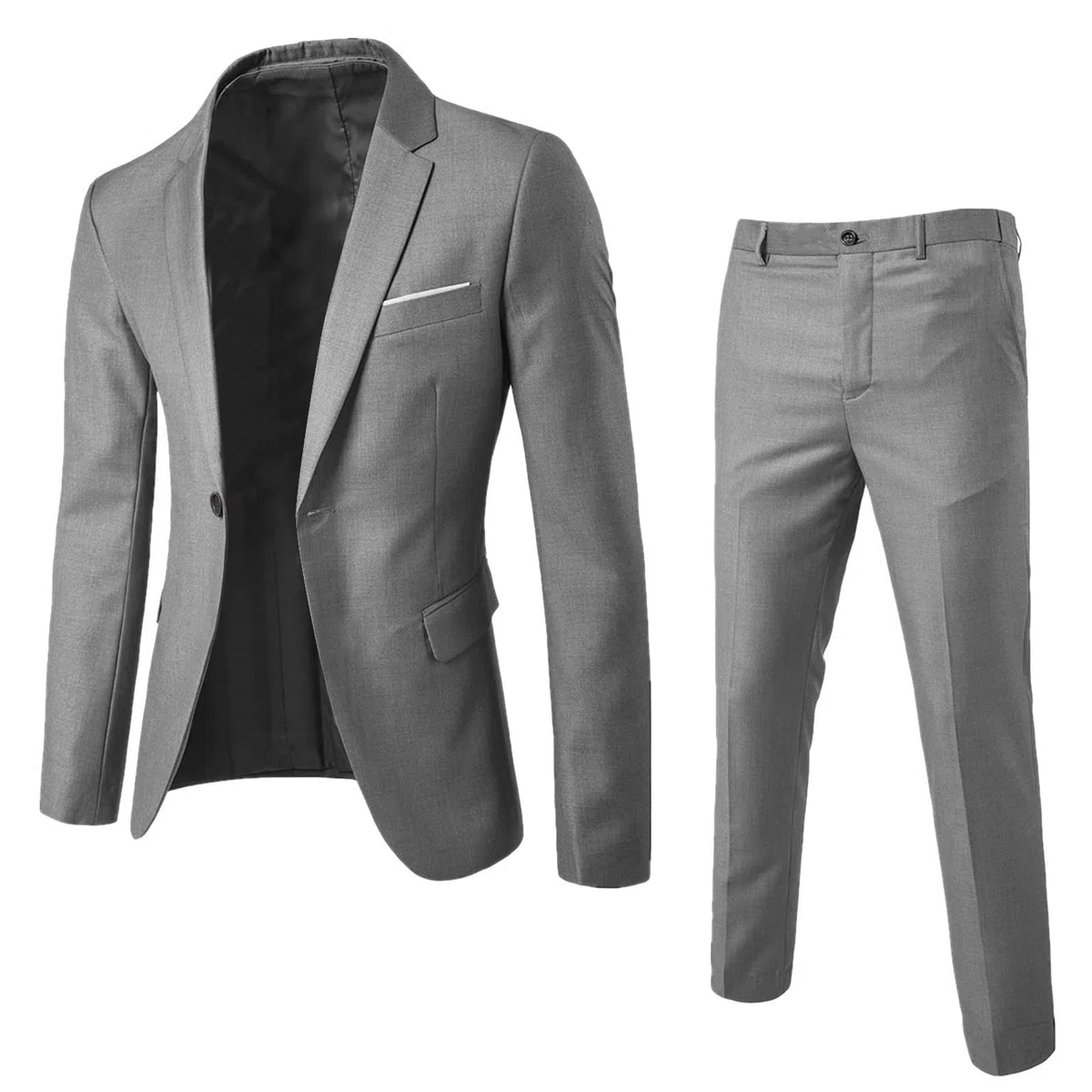 Producto clasificación Traje de Hombre Slim 2 Piezas para ocasión Formal Chaqueta y pantalón Conjunto Elegante para Negocios y Bodas