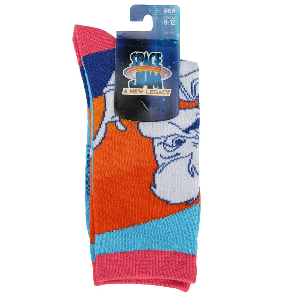 Space Jam Bunny Crew Calcetines
