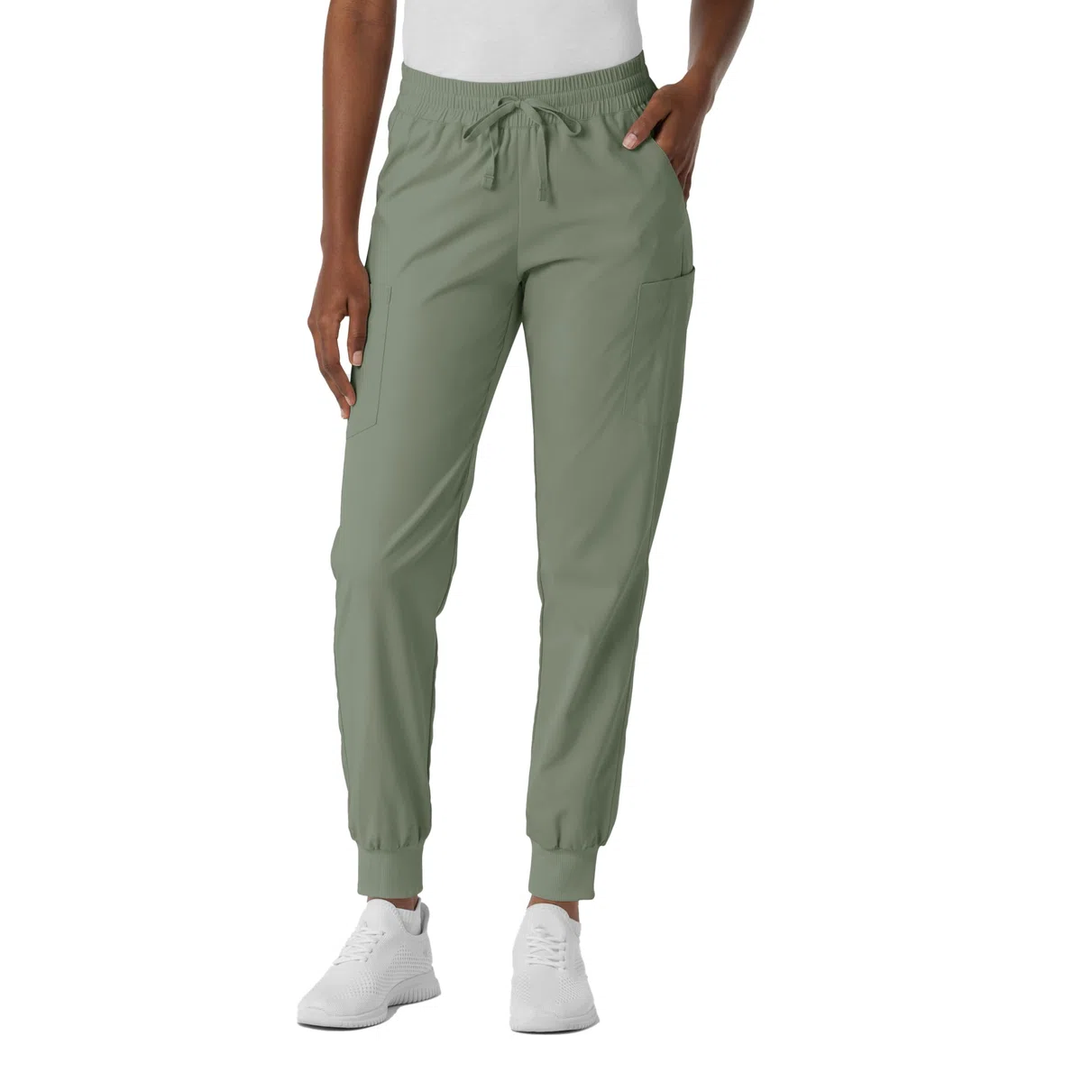 WonderWink Pantalón deportivo para mujer, Salvia, X-Large