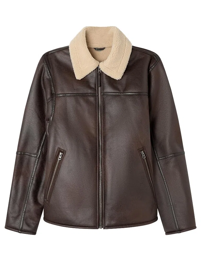 SPRINGFIELD Shearling Oversize Double Face Aviator SPORT JACKET Hombre