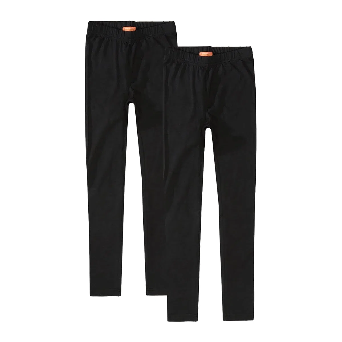 Leggings para niña, Ropa Niña, Pack Doble, Opacos, Elásticos, Resistentes, Cómodos, Versátiles, Combinables, Color Negro, Tallas 92-176, 116-122 cm