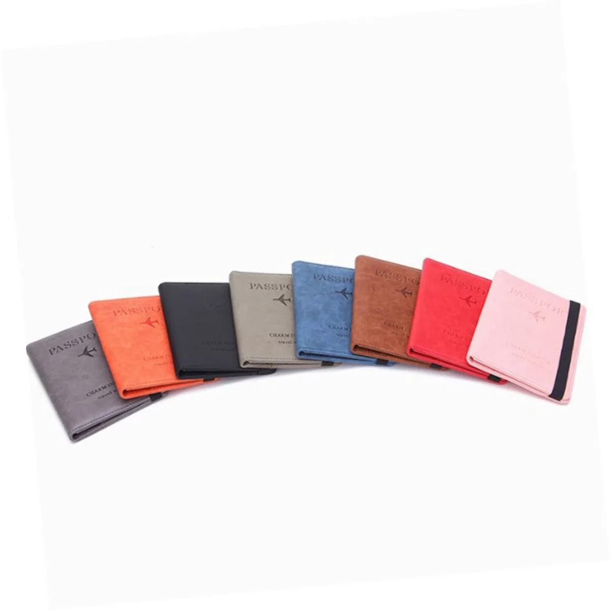 3piezas Cartera RFID para Pasaporte Rosa Funda Multifuncional De PU Organizador De Documentos para Mujeres Diseño Compacto y Ligero para Viajes y Uso Diario