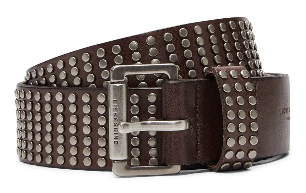 LIEBESKIND Cinturón Studded J Belt-j 38 Mm Cinturón Mujer (Pack de 1)