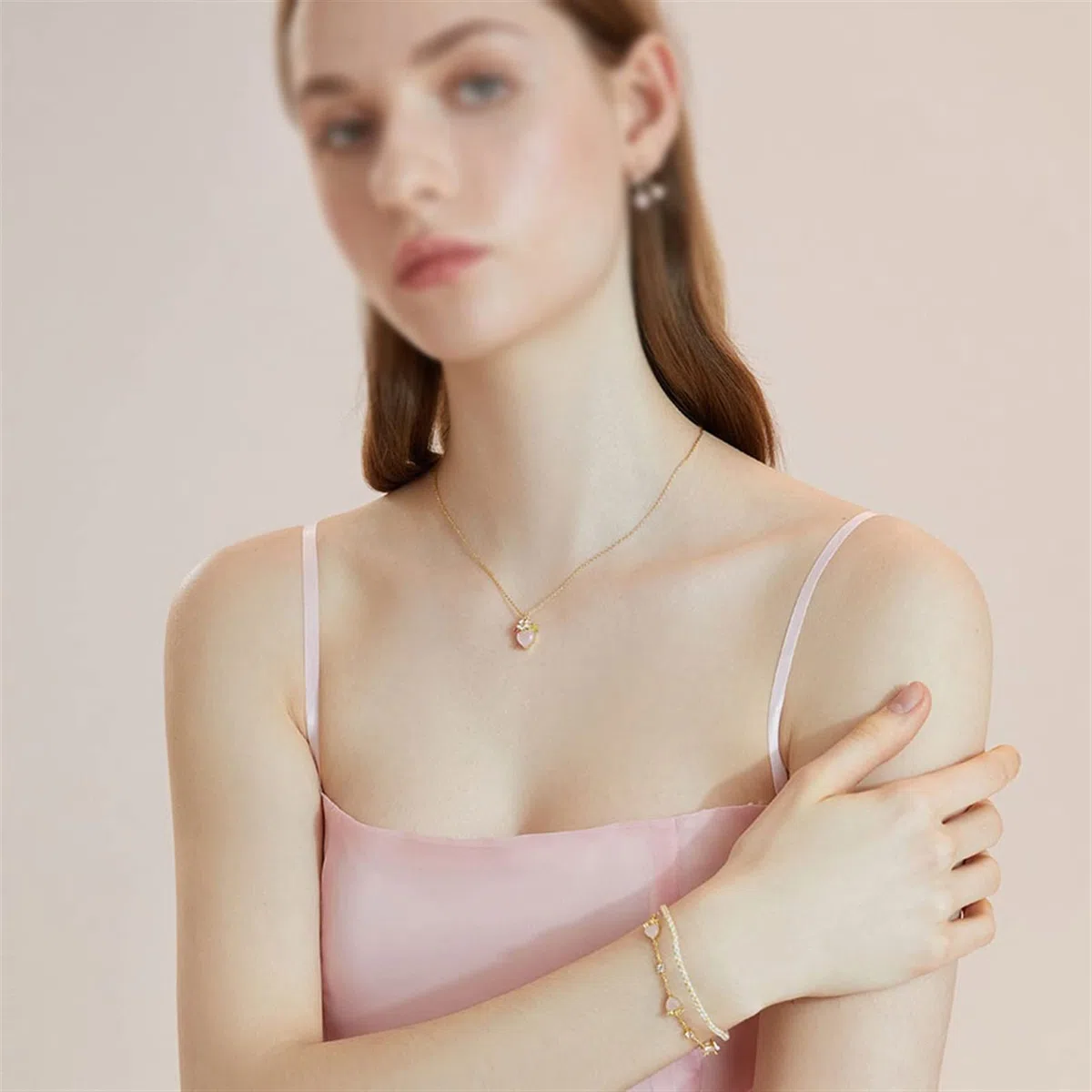 Collar Creativo Serie Fresa Collar De Plata 925 Mujeres Dulces Cadenas De Clavícula para Mujer Decoraciones para El Cuello De Verano Collar para Mujer