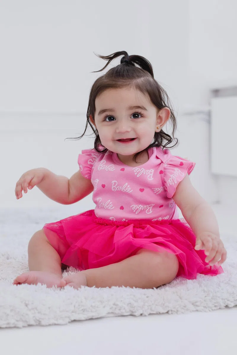 Barbie Vestido tutú para niñas recién nacidas a bebés