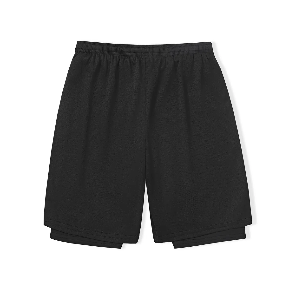 Dani Chins Pantalones Cortos Deportivos Deportivos 2 en 1 para niños, para Correr, de Secado rápido, Transpirables, de compresión