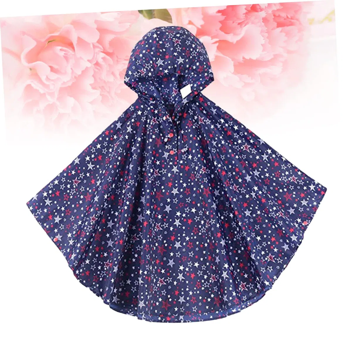 GALPADA 3piezas Chubasquero Infantil Capucha Para Niño y Poncho De y Reutilizable Color Azul