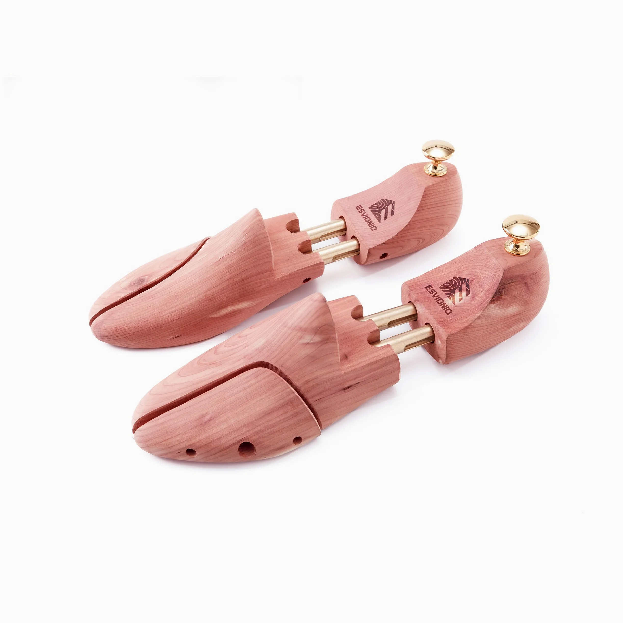 Cedar Shoe Tree,Horma de cedro con dos tubos, horma de cedro rojo para hombre, Hormas para zapatos de madera