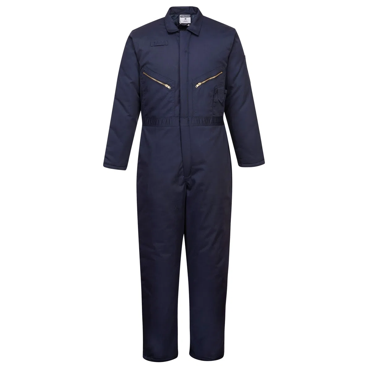 Portwest S816 Mono Orkney con Forro Cremallera de Doble Carro 8 Bolsillos | Azul marino, XL, EN 342, UPF 40+, Corte Estándar, Unisex, 65% Poliéster, 35% Algodón, Pierna Regular Azul Marino, Acolchado