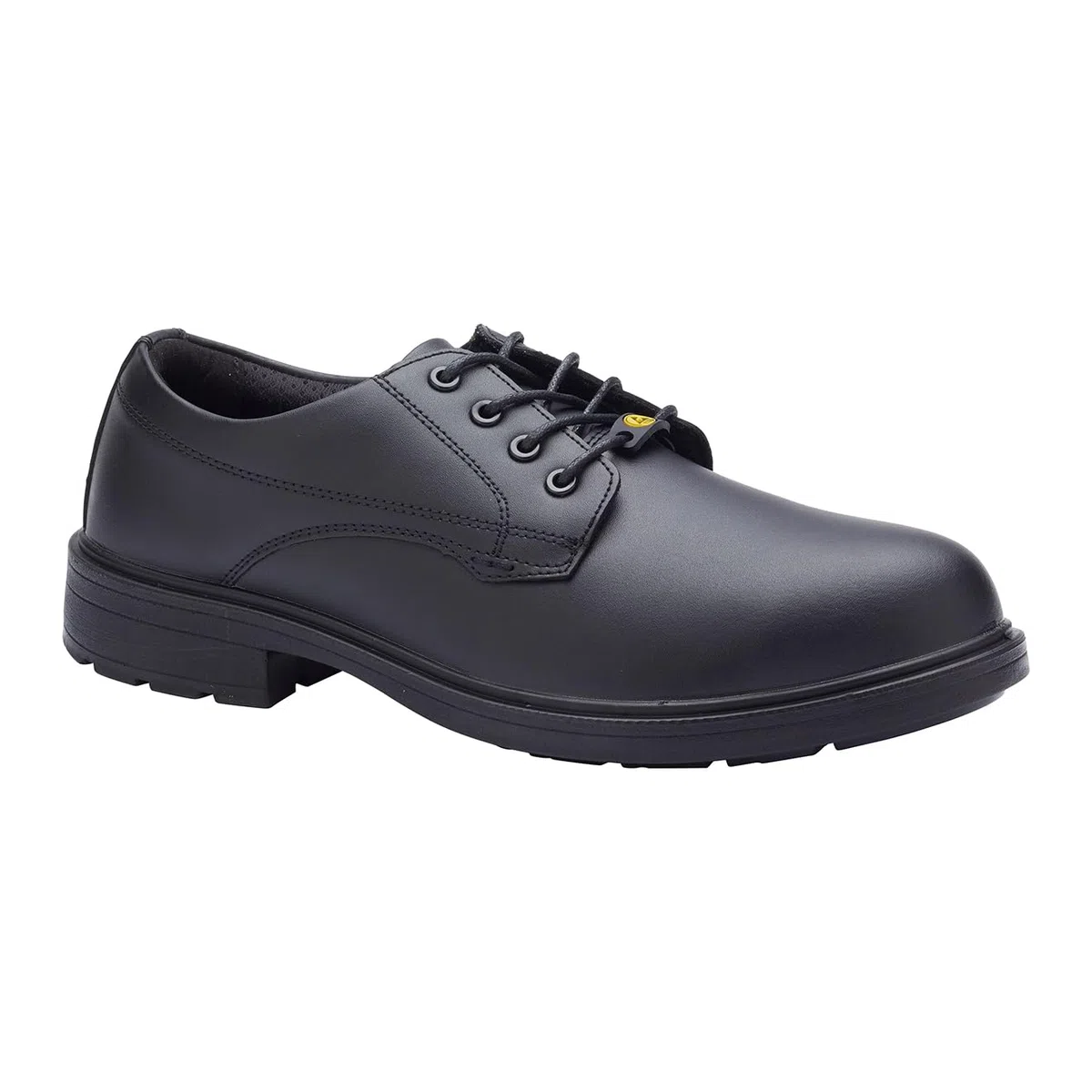 Blackrock ESD Oxford Zapatos Seguridad, Composite, Negro, Puntera Sin Metal, Cuero, Oficina - UK 8/EU 42