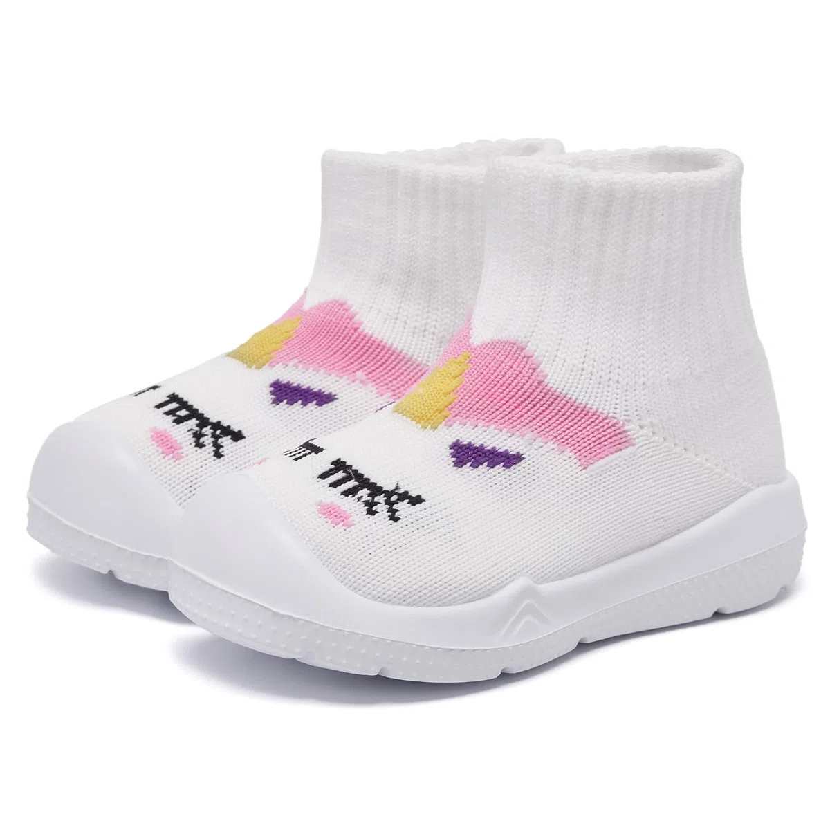 MORENDL Zapatos de bebé 0-4 años calcetín unicornio zapatillas de caminar niño zapatillas de deporte