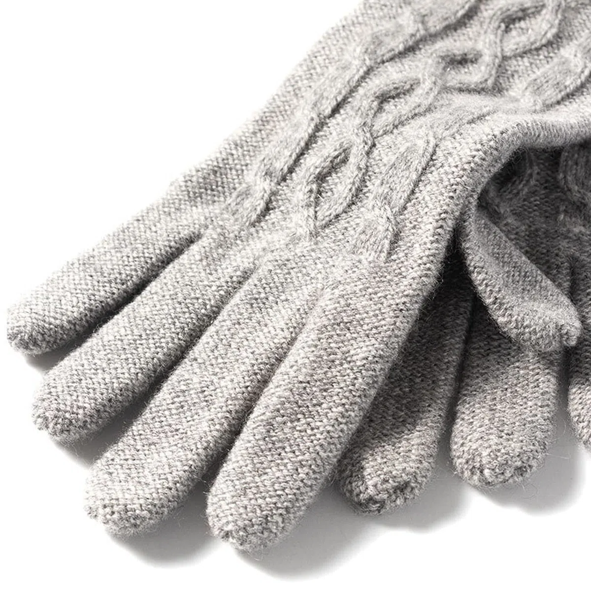 Guantes Invierno Mujer Guantes de Invierno Women's Womening Knitting Ladies Guantes de Cinco Dedos for Conducir y Montar Actividades al Aire Libre Guantes Esqui (Color : G)