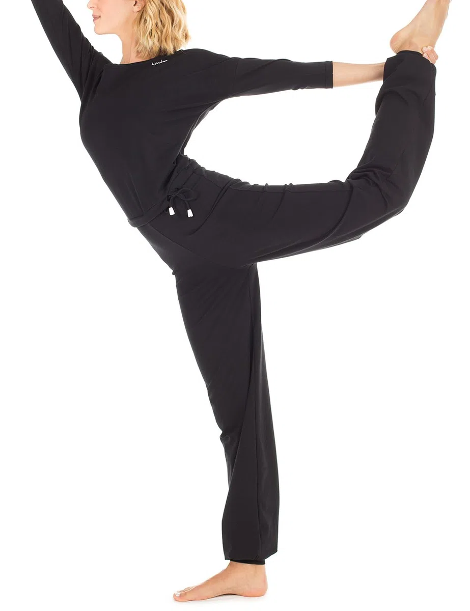 WINSHAPE Women's Damen 3/4-arm-jumpsuit Wjs2, Fitness Freizeit Sport Yoga Pilates Jumpsuit