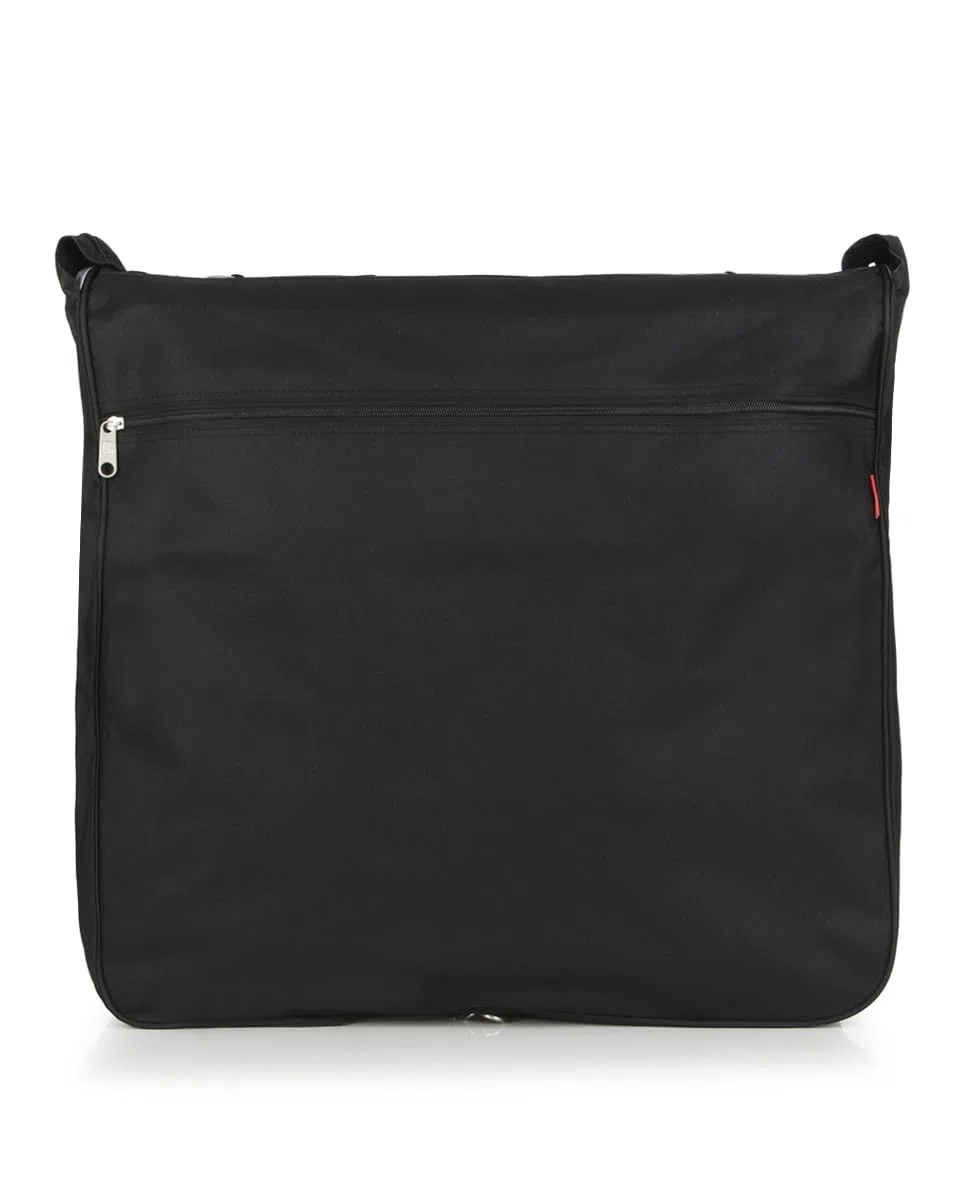 Gabol - Portatrajes de Viaje Week Eco 55x44x11 cm - Súperligero con Compartimento para Portátil 15,6″ - Fabricado en Poliéster Reciclado RPET - Interior Forrado y con Múltiples Compartimentos - Negro