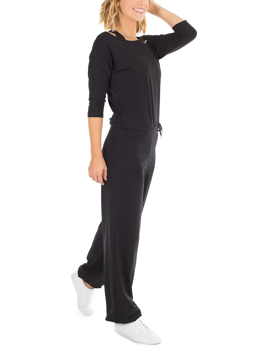 WINSHAPE Women's Damen 3/4-arm-jumpsuit Wjs2, Fitness Freizeit Sport Yoga Pilates Jumpsuit