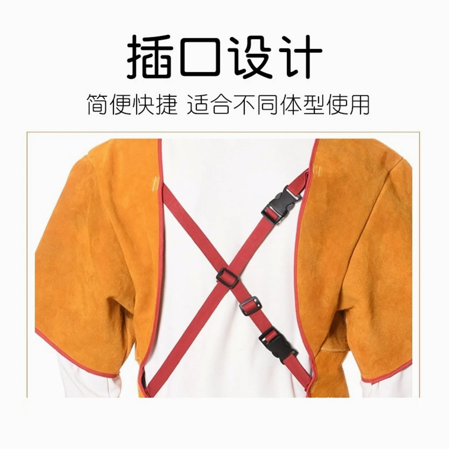 Delantal de soldadura de cuero con manga, abrigo de soldadura resistente a la llama de calor for hombres for mujeres, chaqueta de soldadura de servicio pesado, Accesorios de soldadura(Blauw,XL)