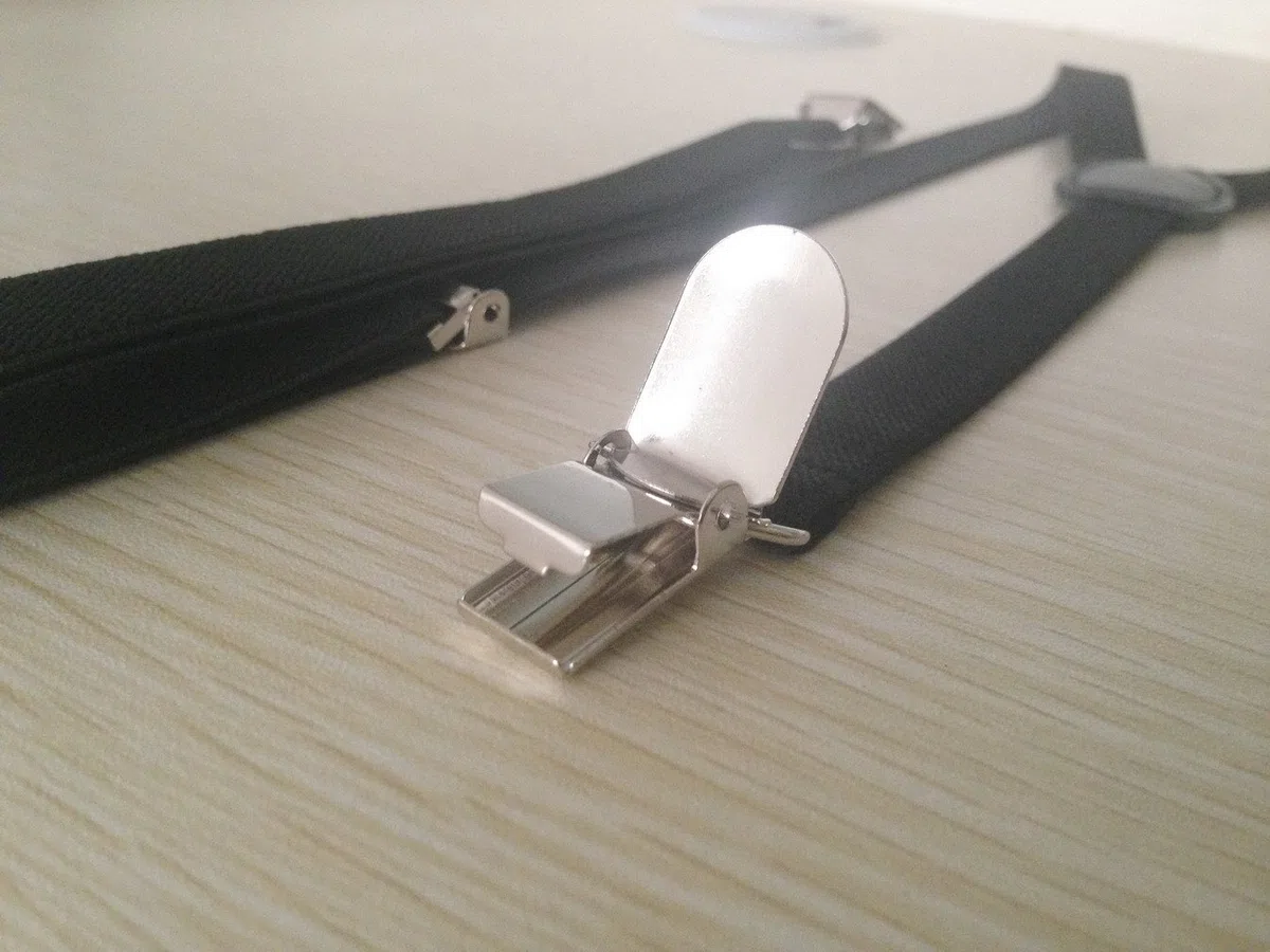 Tirantes elásticos anchos ajustables en forma de Y con 3 clips fuertes, para mujer, niños y niñas.