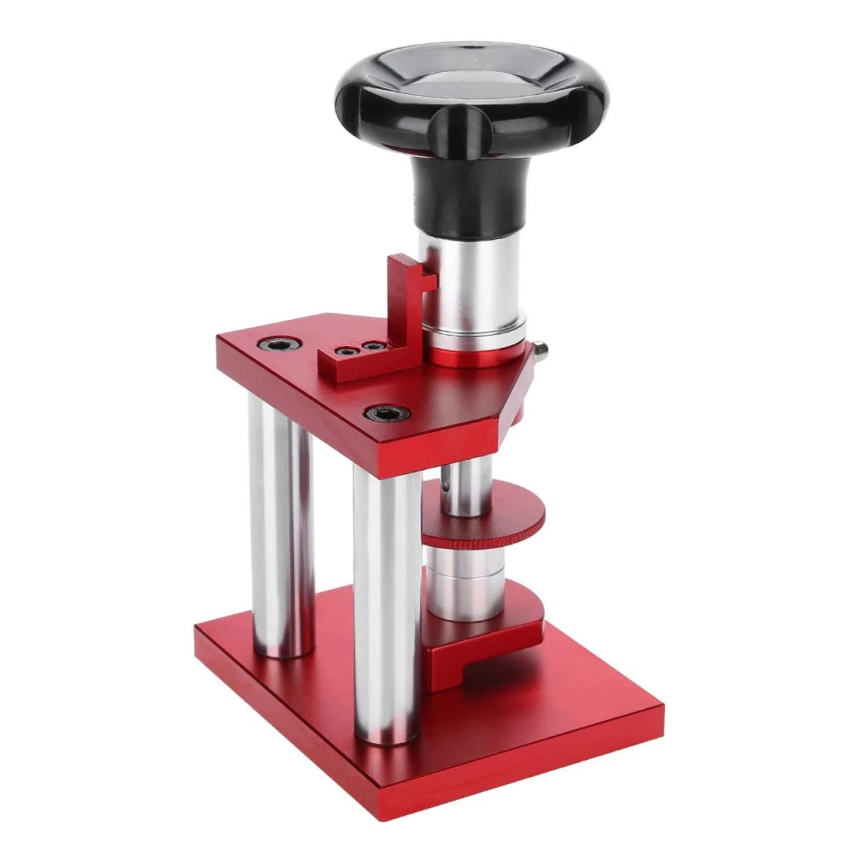 Herramienta de prensa de reloj con control completo de acero inoxidable + material de aluminio para 5500A / 5500C prensa para reloj prensa reloj Kits et outils de réparation
