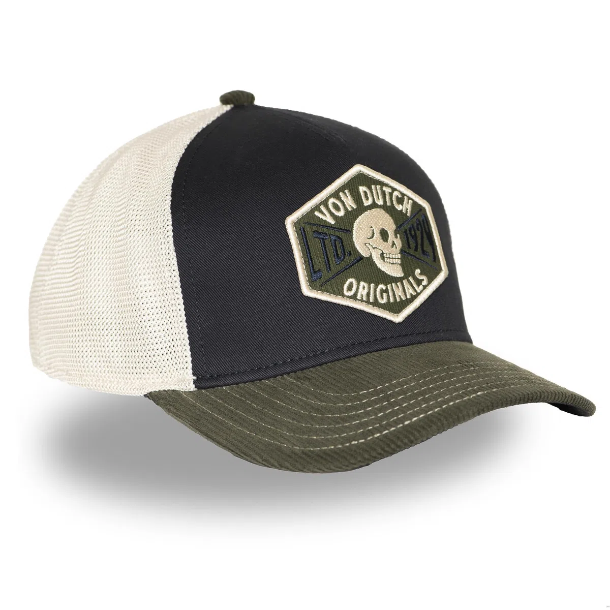 Von Dutch Gorra Hombre y Mujer, Gorra Trucker Ajustable con Snapback