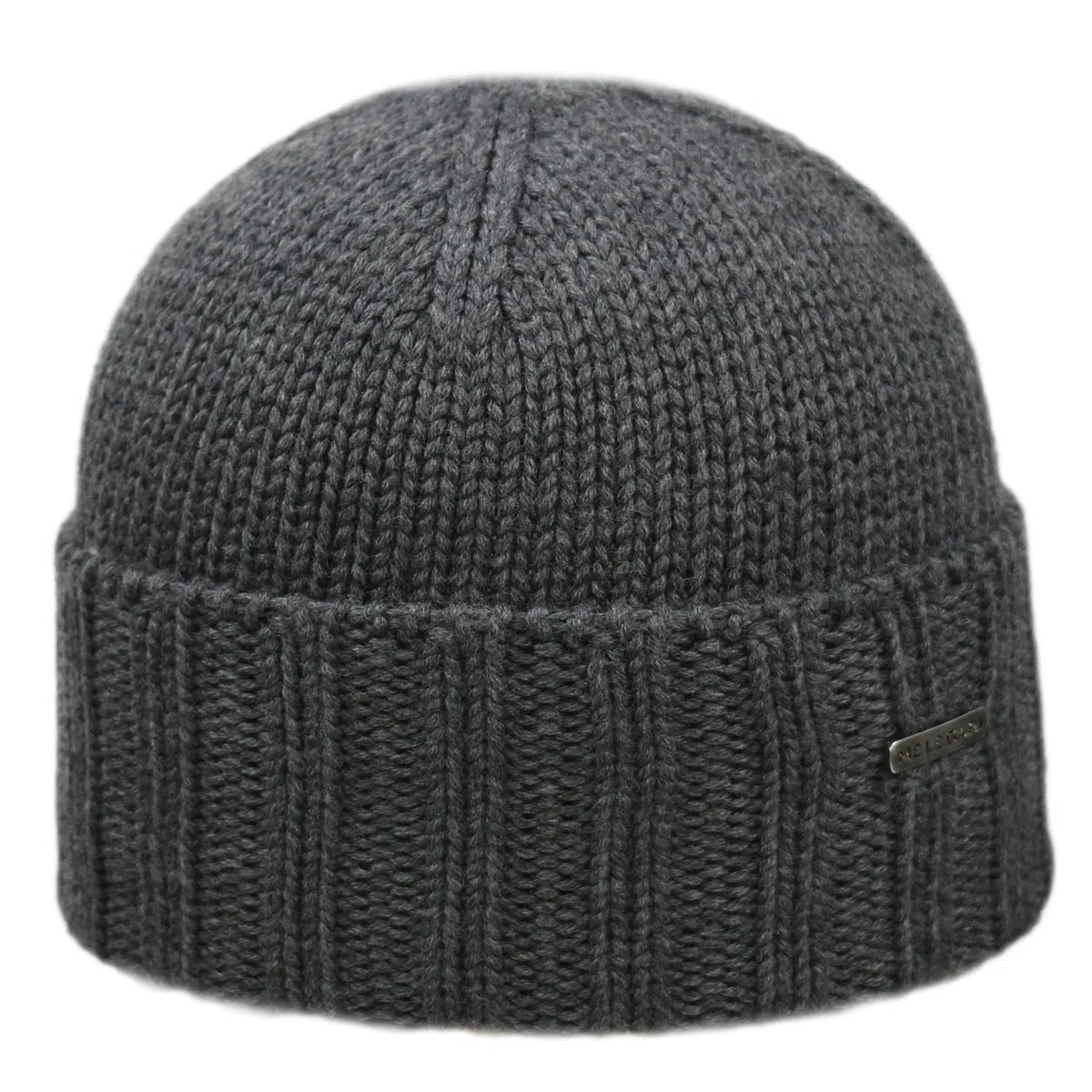 MELEGARI Gorro gorro borde alto | Beanie Varese | pura lana merino | Made in Italy