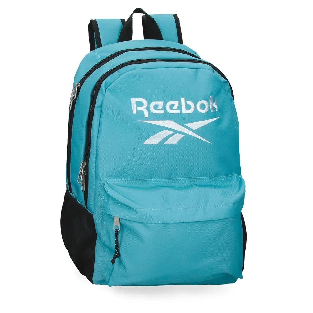 Reebok Boston Mochila Doble Compartimento Adaptable 15,6" Pulgadas Turquesa Azul 31x44x15 cm Poliéster 20,46L by Joumma Bags