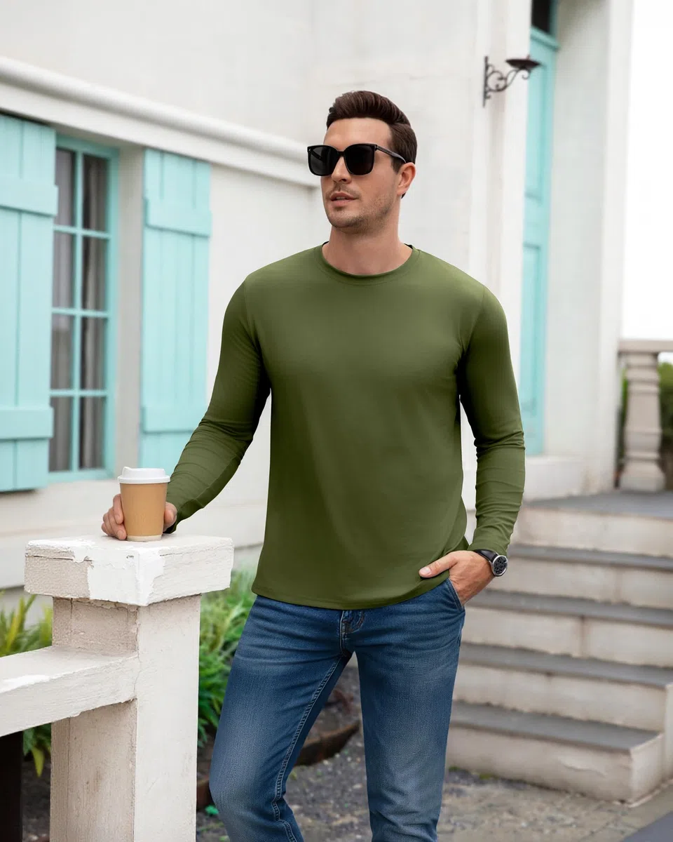 Boyzn - Camiseta básica para hombre de algodón, informal y ligera, para verano, manga corta, con cuello redondo (2, 3 o 4 unidades)