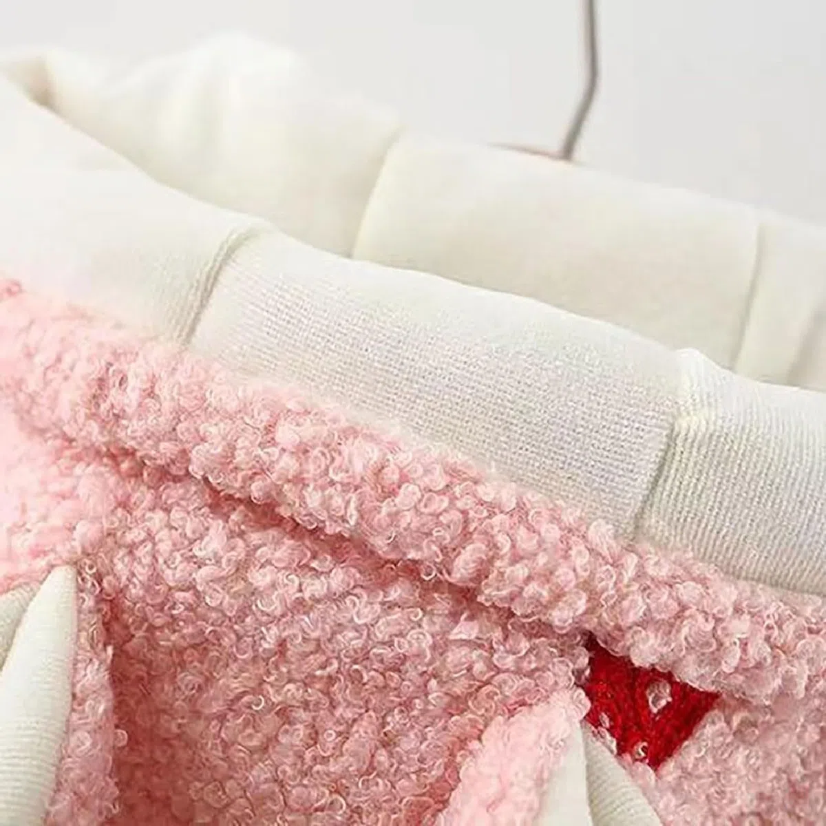 Abrigo cálido para niños pequeños, Abrigo Grueso de Pelo Largo para niñas, Capa con Cremallera y Orejas de Conejo, Abrigo Largo con Capucha para otoño e Invierno