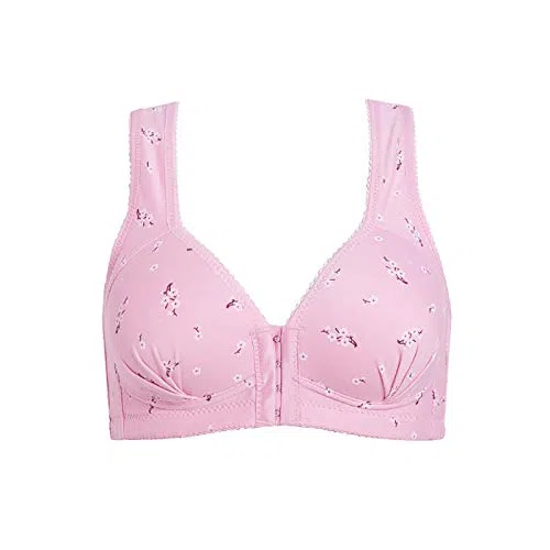Brasier deportivo de alto impacto para mujer, cierre frontal, ajuste cómodo, parte superior sin espalda, acolchado, ideal para postcirugía y entrenamiento, talla 40DD
