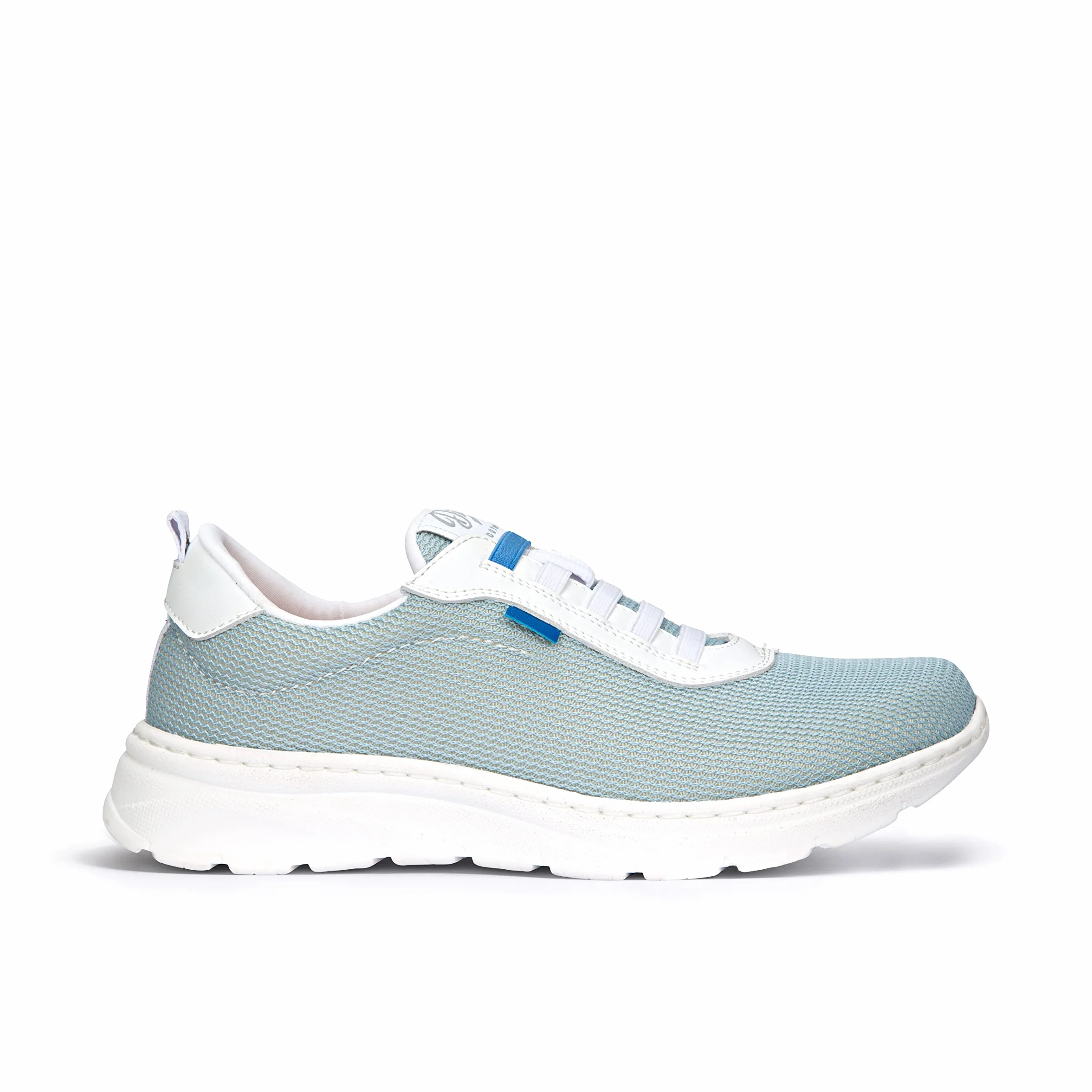 DIAN - Alicante, Azul 45, Zapatilla de Trabajo para Sanidad y Hostelería Unisex en Colores, Plantilla Acolchada y Suela Antideslizante, Material Transpirable y Repelente a Líquidos