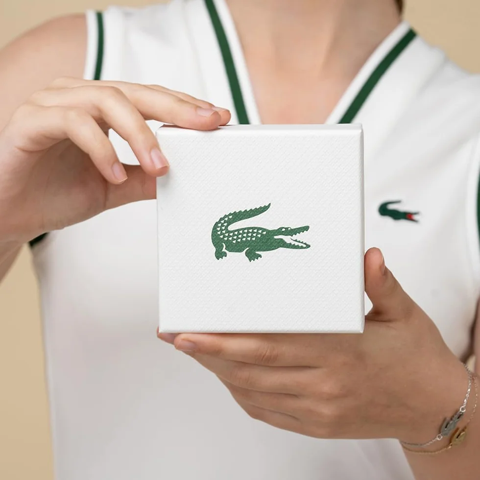 Lacoste Pulsera de Cadena para Mujer Colección AUDACIA de Acero Inoxidable - Disponible en versión Oro o Plata