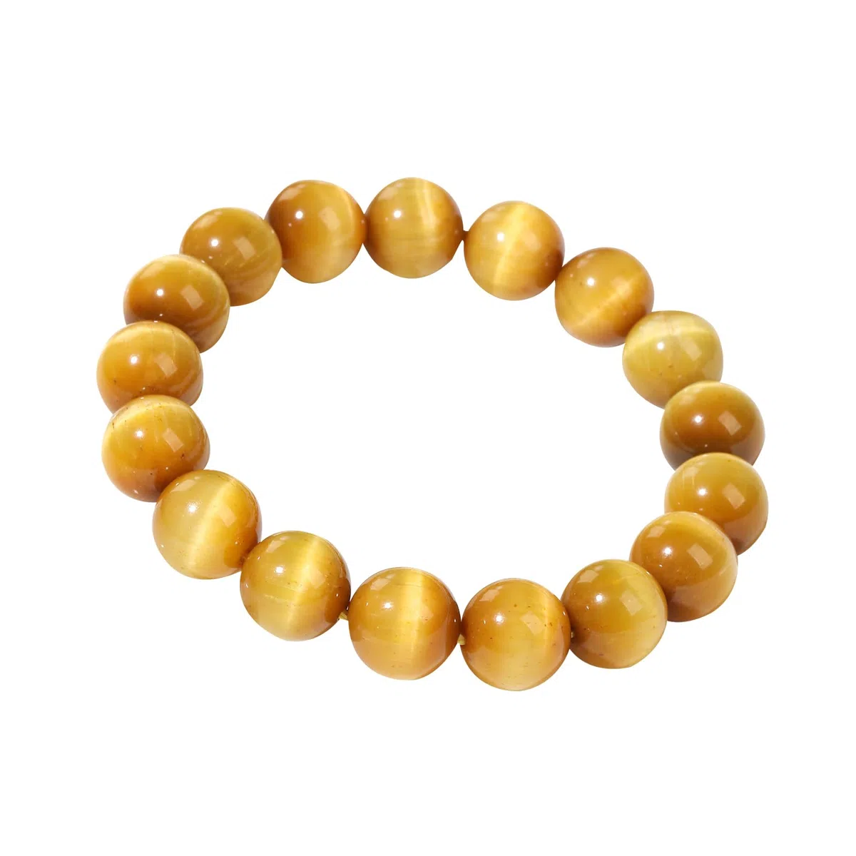 Pulsera de Ojo de Tigre, Cuentas de Cristal para relajar la ansiedad, joyería de Triple protección, Pulseras de Piedras Preciosas de Chakras para Mujeres y Hombres,10mm