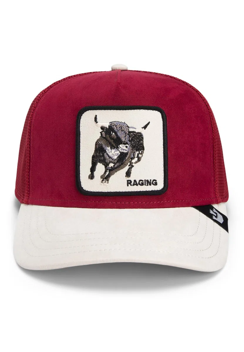 Goorin Bros - Gorra Roja para Hombre - The Suede Bull - 101 1748 Red - Rojo, U